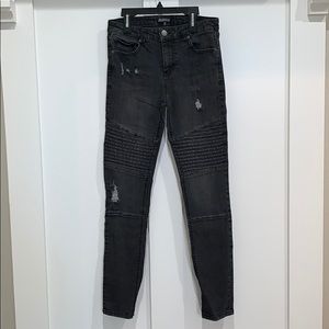 Men’s Elwood skinny Moto jeans